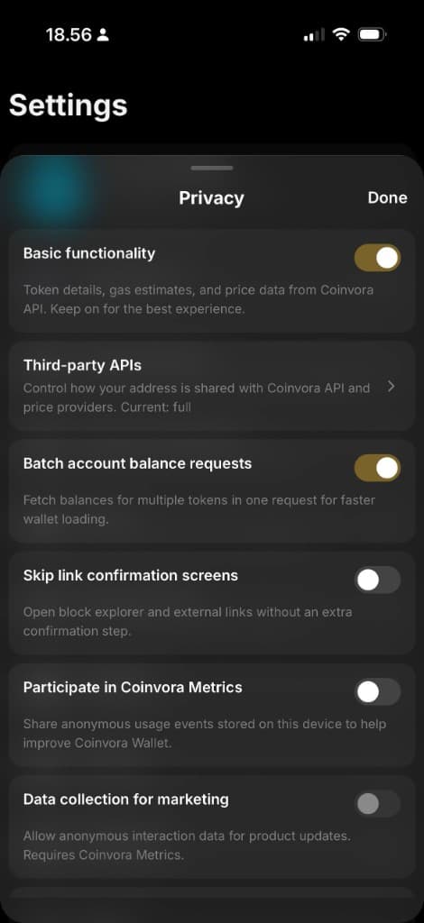 Network selector