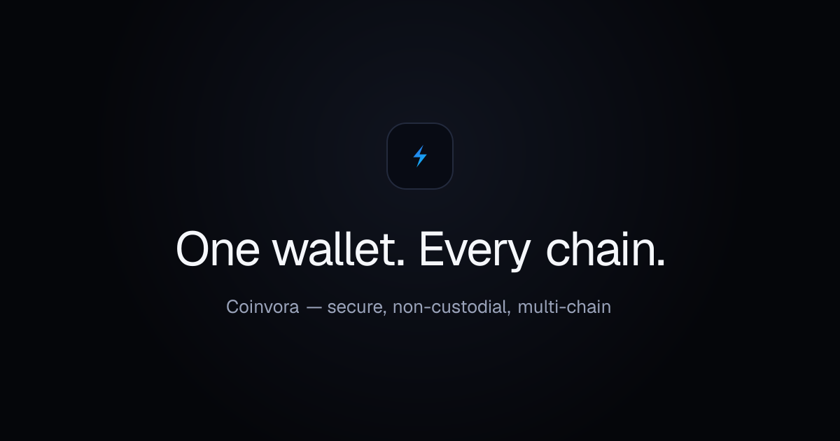 Coinvora Wallet